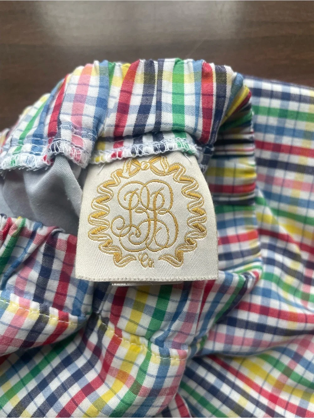 TBBC Multicolor Check Cotton Shorts